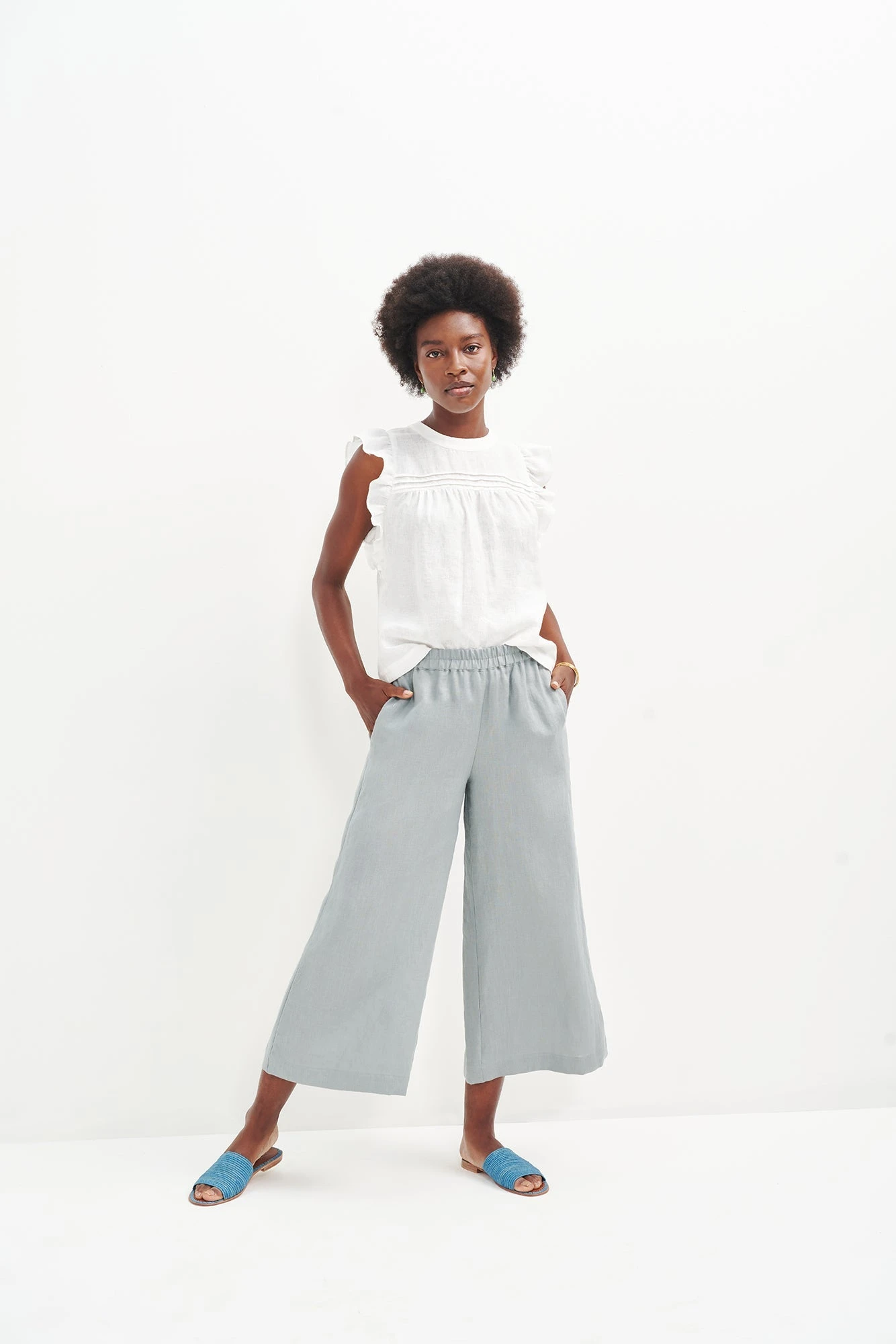 Salice Linen Pants - ReAmour 1 Salice Linen Pants - ReAmour