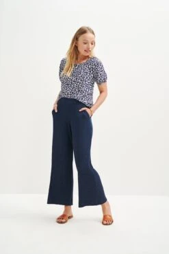 Lotta Washable Silk Blouse - Navy Sauvage -AGOLDE Shop 0563 Lotta Silk Sauvage Print 1299 web 72ef5d2d 5025 4d1e a9f1 18e6056fcae0