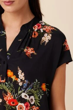 Renata Ecovero Blouse - Treviso Orange -AGOLDE Shop 0607 Renata Viscose Treviso Orange 4