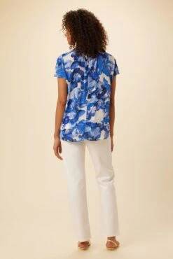 Renata Viscose Crepe Blouse - Cecily Floral -AGOLDE Shop 0611 Renata Crepe Cecily 3