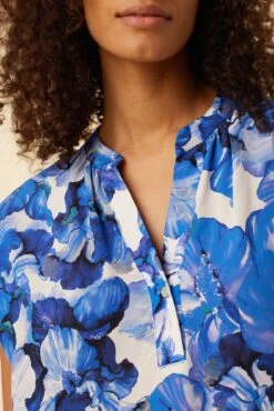 Renata Viscose Crepe Blouse - Cecily Floral -AGOLDE Shop 0611 Renata Crepe Cecily 4