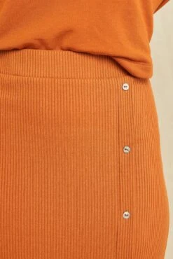 Gadot Paris Rib Skirt - Umber -AGOLDE Shop 0612 Gadot Umber 0868 web 1ec87826 aba1 4008 8485 fa2a5992a552