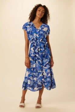 Marianna Viscose Crepe Dress - Cecily Floral