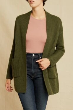 Zuma Wool Cardigan - Olive