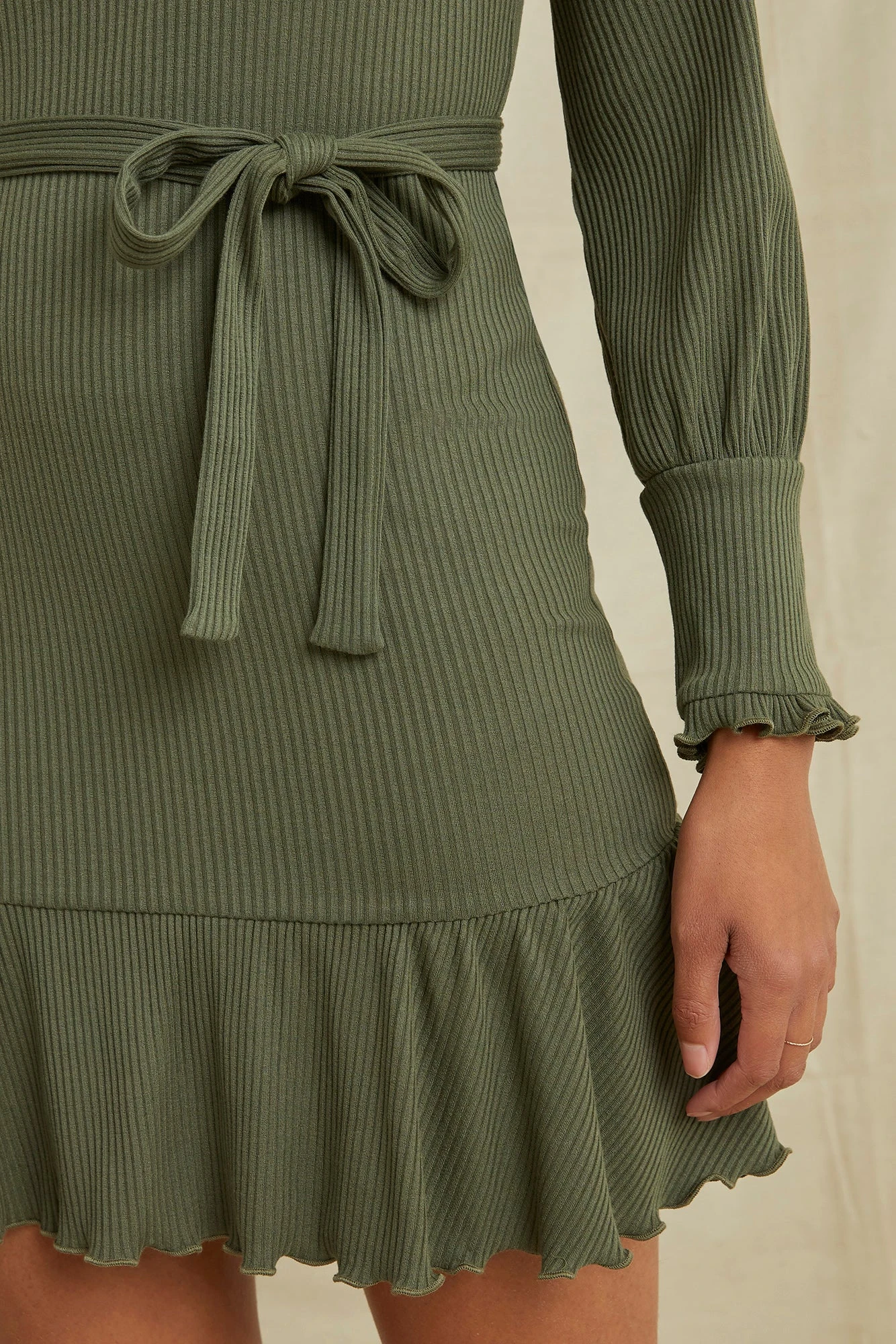 Ziggy Paris Rib Dress - Calla Green 4 Ziggy Paris Rib Dress - Calla Green - Image 4