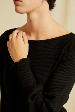 Ziggy Paris Rib Dress - Black -AGOLDE Shop 0638 Ziggy Black 4877 web 00bc6567 d08d 4234 9d9f 7397d4cf7730