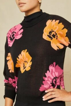 Bloom Organic Cotton Sweater - Floral Jacquard - ReAmour 11 Bloom Organic Cotton Sweater - Floral Jacquard - ReAmour -AGOLDE Shop 0667 Bloom Bold Floral Jacquard 15056 web ad070680 2f88 4aed 9296 7eb68de38f72