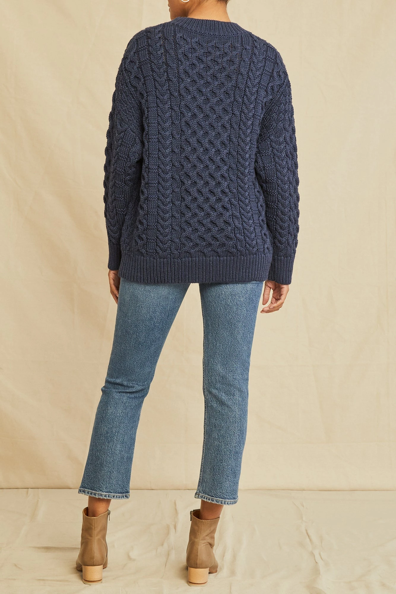 Hope Wool Sweaters - Navy 3 Hope Wool Sweaters - Navy - Image 3