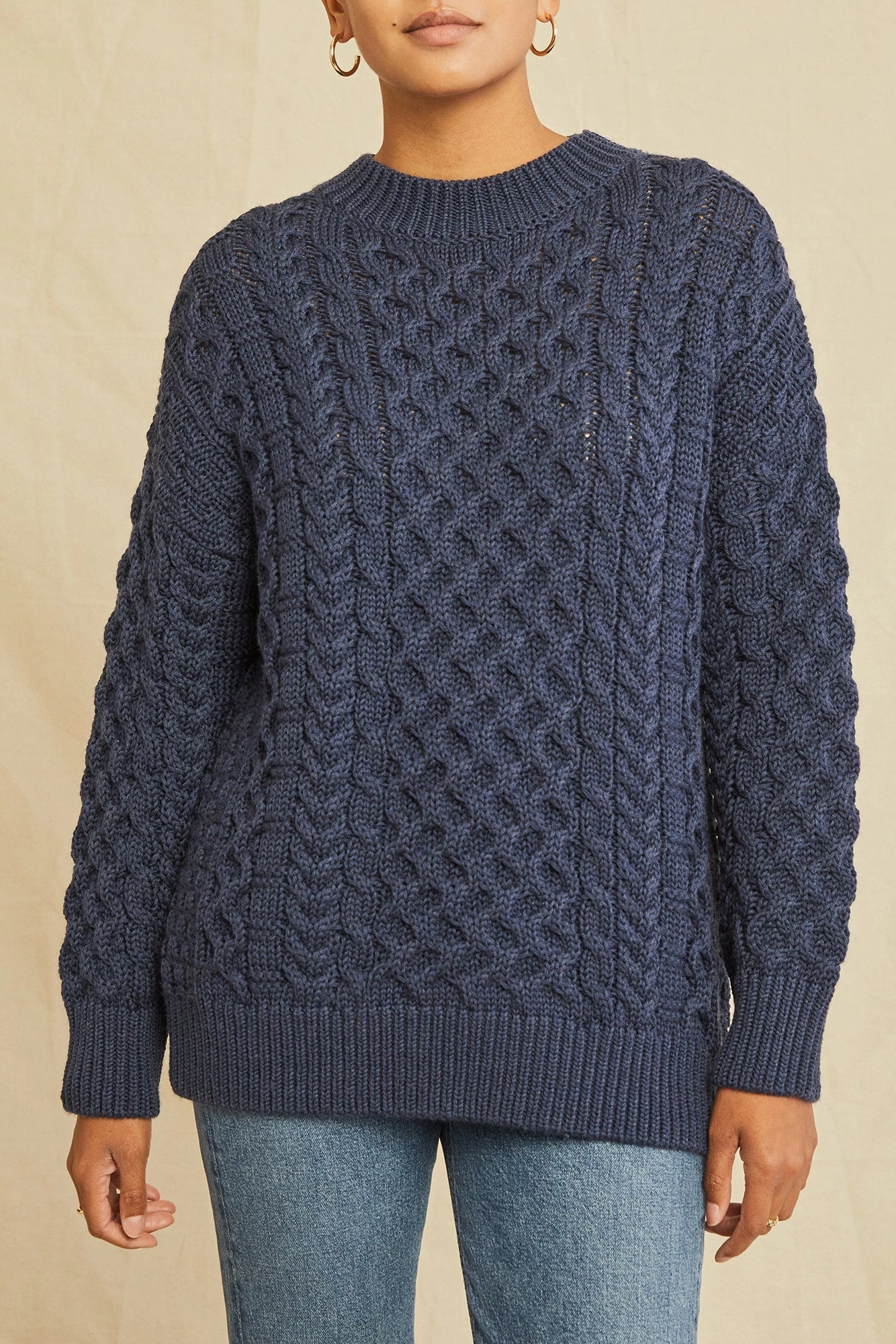 Hope Wool Sweaters - Navy 1 Hope Wool Sweaters - Navy