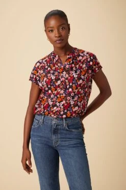 Renata Ecovero Blouse - Villa Floral