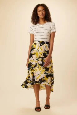 Finley Washable Silk Skirt - Marbella -AGOLDE Shop 0709 Finley Marbella Floral 5