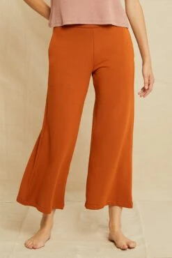Eugenia Luxe Fleece Pants - Umber