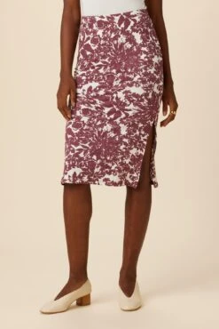 Vindy Provence Rib Skirt - Verona Truffle