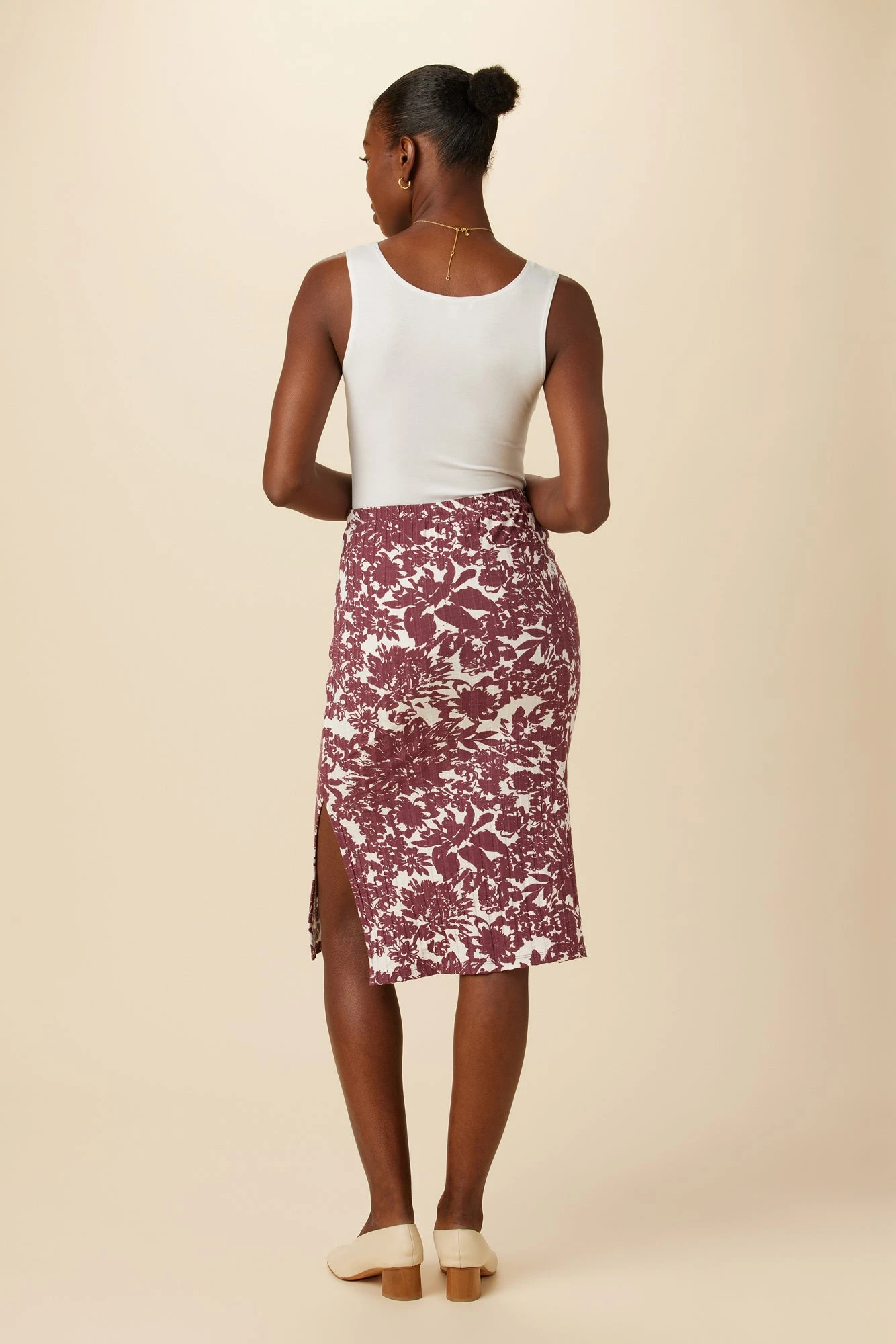 Vindy Provence Rib Skirt - Verona Truffle 4 Vindy Provence Rib Skirt - Verona Truffle - Image 4
