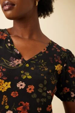 Juliana Washable Silk Blouse - Saint Germain Floral 7 Juliana Washable Silk Blouse - Saint Germain Floral -AGOLDE Shop 0753R1 Juliana St. Germain Floral 4