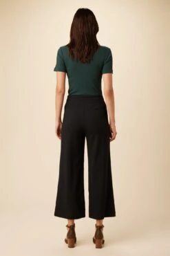 Charlie Wide Leg Pant - Black -AGOLDE Shop 0761 Charlie Black 3