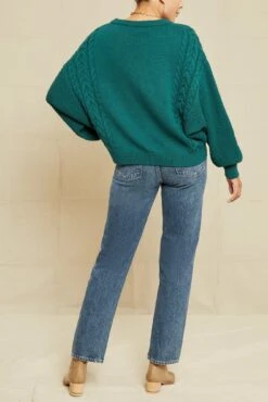 Emilie Wool Sweater - Dark Green -AGOLDE Shop 0763 Emilie Dark Green 14849 web c4f7b5f5 b744 4958 a90d f8703282ce58