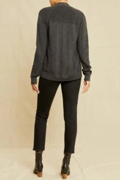 Jacinta Wool Cardigan - Anthracite -AGOLDE Shop 0765 Jacinta Anthracite 0832 web cd144cae 0750 4baf 9907 89556419e1d4