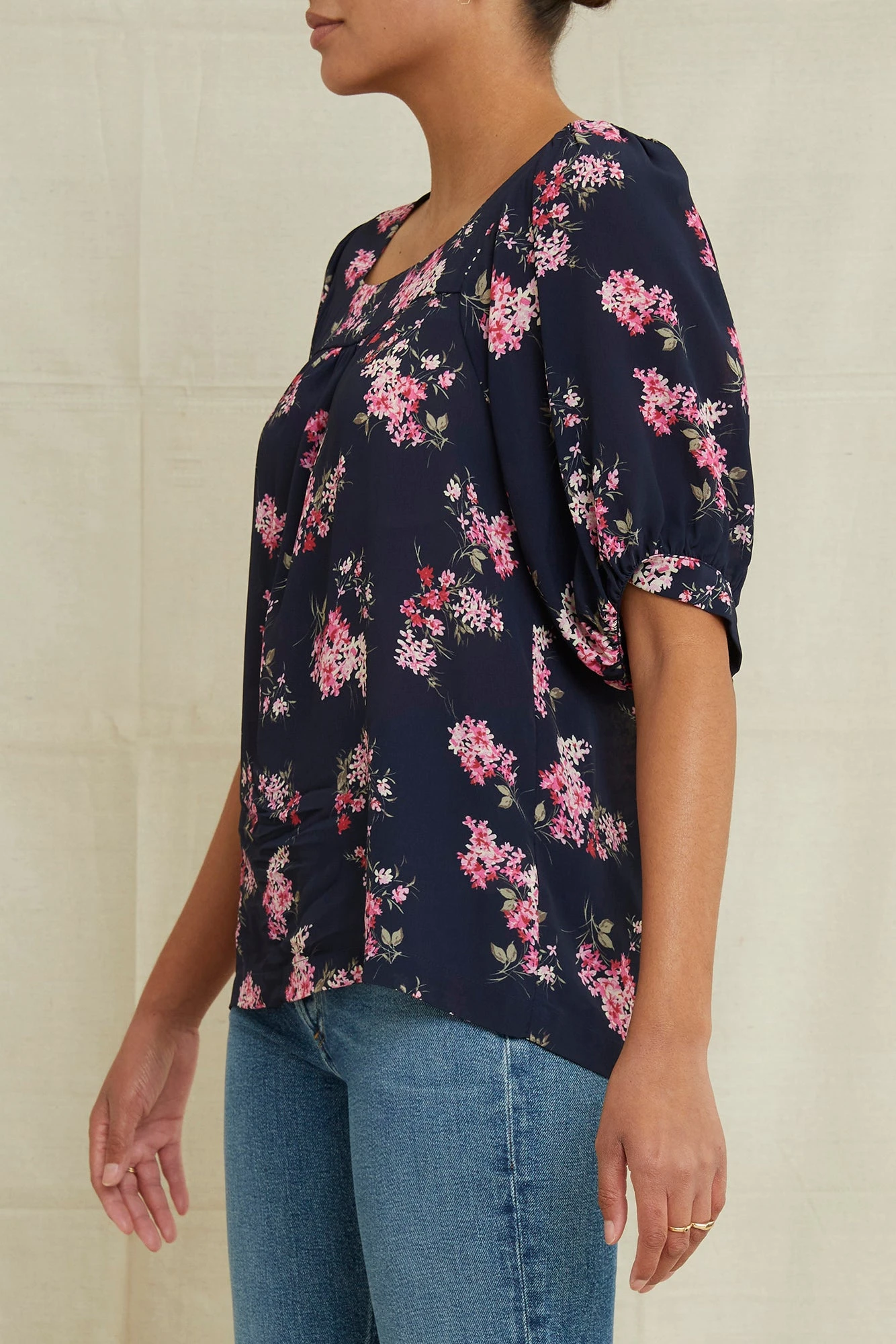Edith Viscose Blouse - Whitby Floral 2 Edith Viscose Blouse - Whitby Floral - Image 2