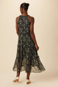 Tati Chiffon Maxi Dress - Petra -AGOLDE Shop 0793 Tati Petra Nova 3