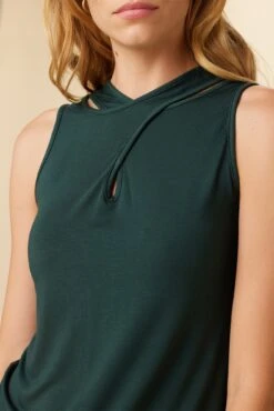 Aspyn Dream Knit Top - Darkest Spruce -AGOLDE Shop 0797 Aspyn Darkest Spruce 4