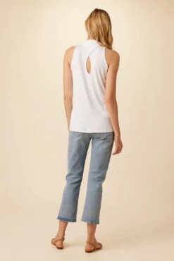 Suzanna Dream Knit Top - White -AGOLDE Shop 0798 Suzanna White 3