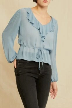 Yvonne Cupro Blouse