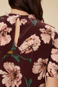 Seville Washable Silk Blouse - Paysage Sepia -AGOLDE Shop 0806 Seville Paysage Sepia 5