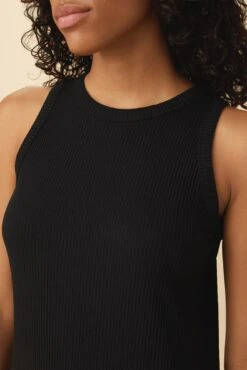 Brantley Paris Rib Dress - Black -AGOLDE Shop 09 10193 Brantley Black 4