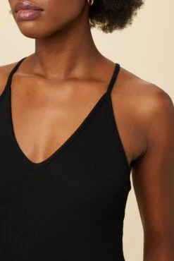 Jada Dream Rib Tank - Black -AGOLDE Shop 09 1329 Jada Dream Rib Black 4