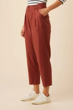 Larisa Femme Fete Pant - Rust -AGOLDE Shop 10074R1 Larisa Rust 2