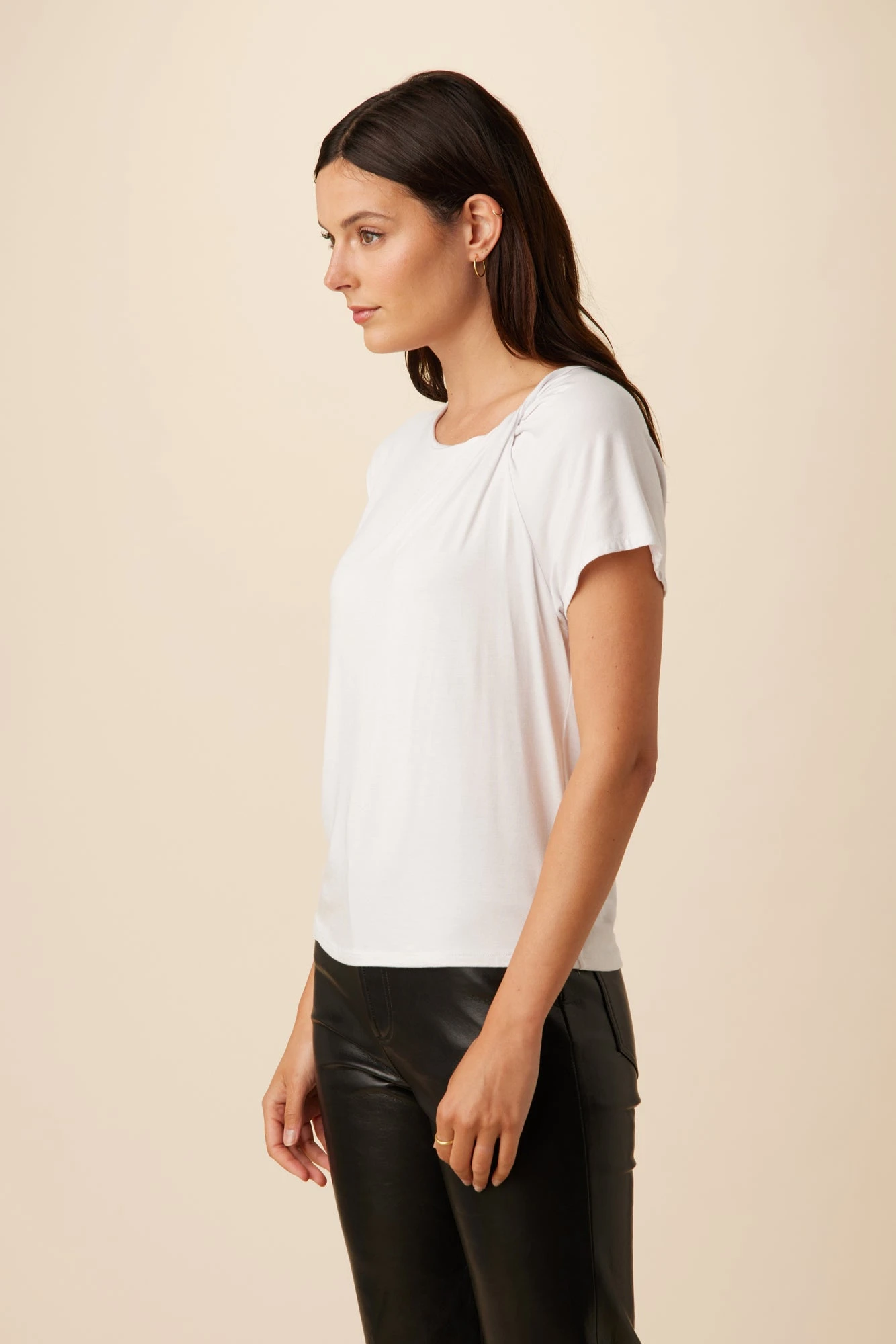 Mallorca Dream Knit Tee - White 2 Mallorca Dream Knit Tee - White - Image 2