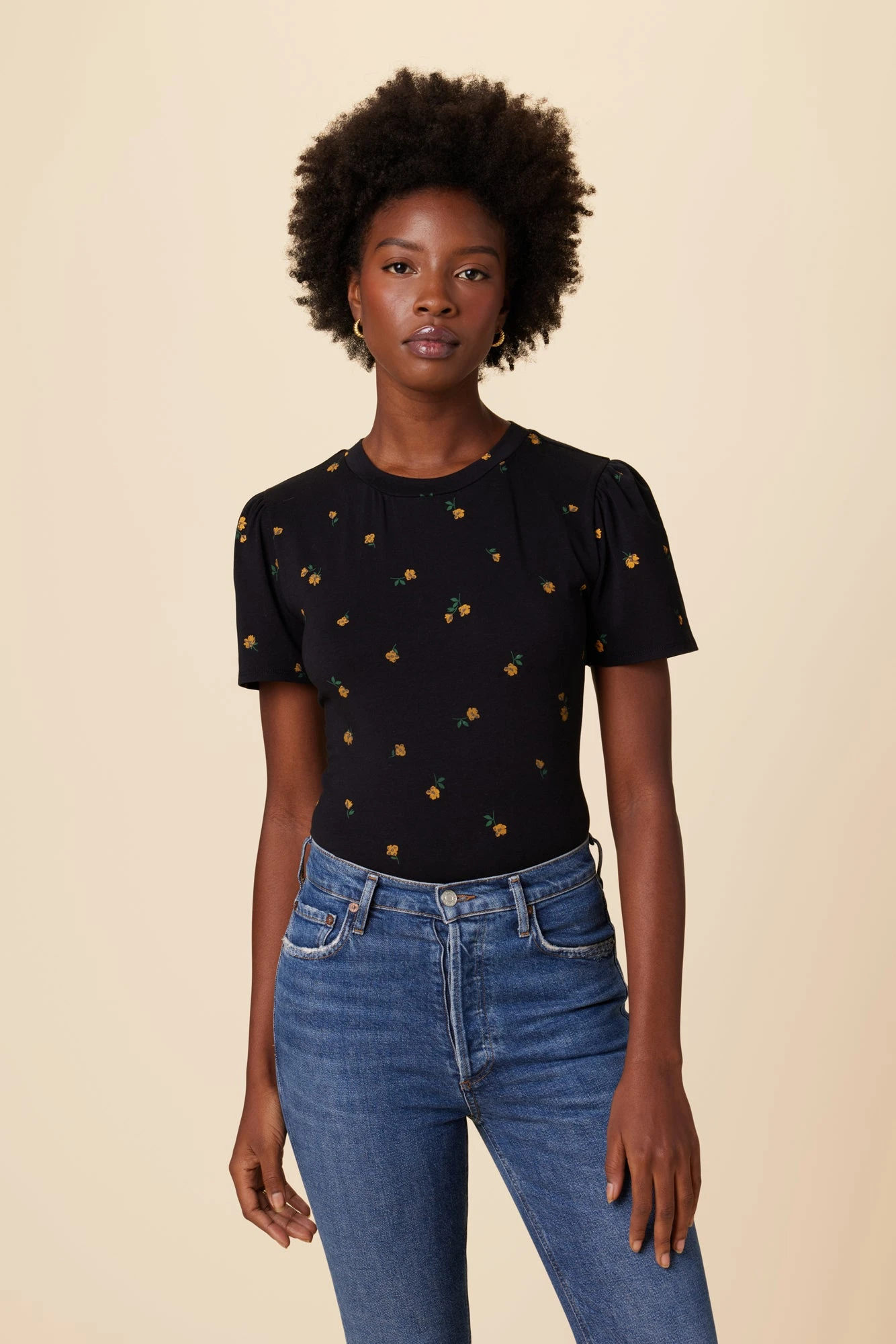 Odilia Reverie Knit Tee - Positano 1 Odilia Reverie Knit Tee - Positano