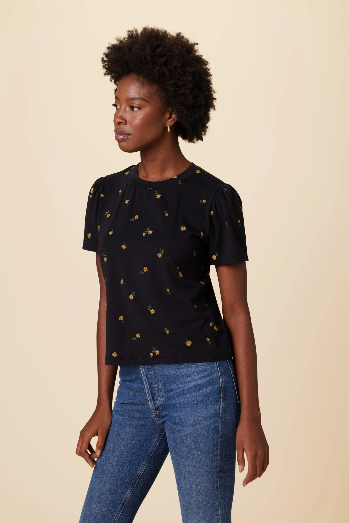 Odilia Reverie Knit Tee - Positano 2 Odilia Reverie Knit Tee - Positano - Image 2