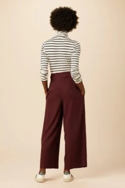 Theo Tencel Twill Pant - Wine 8 Theo Tencel Twill Pant - Wine -AGOLDE Shop 10100R1 Theo Wine 3