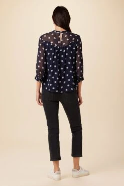 Melody Chiffon Blouse - Phillipa -AGOLDE Shop 10107 Melody Phillipa Ditsy 3