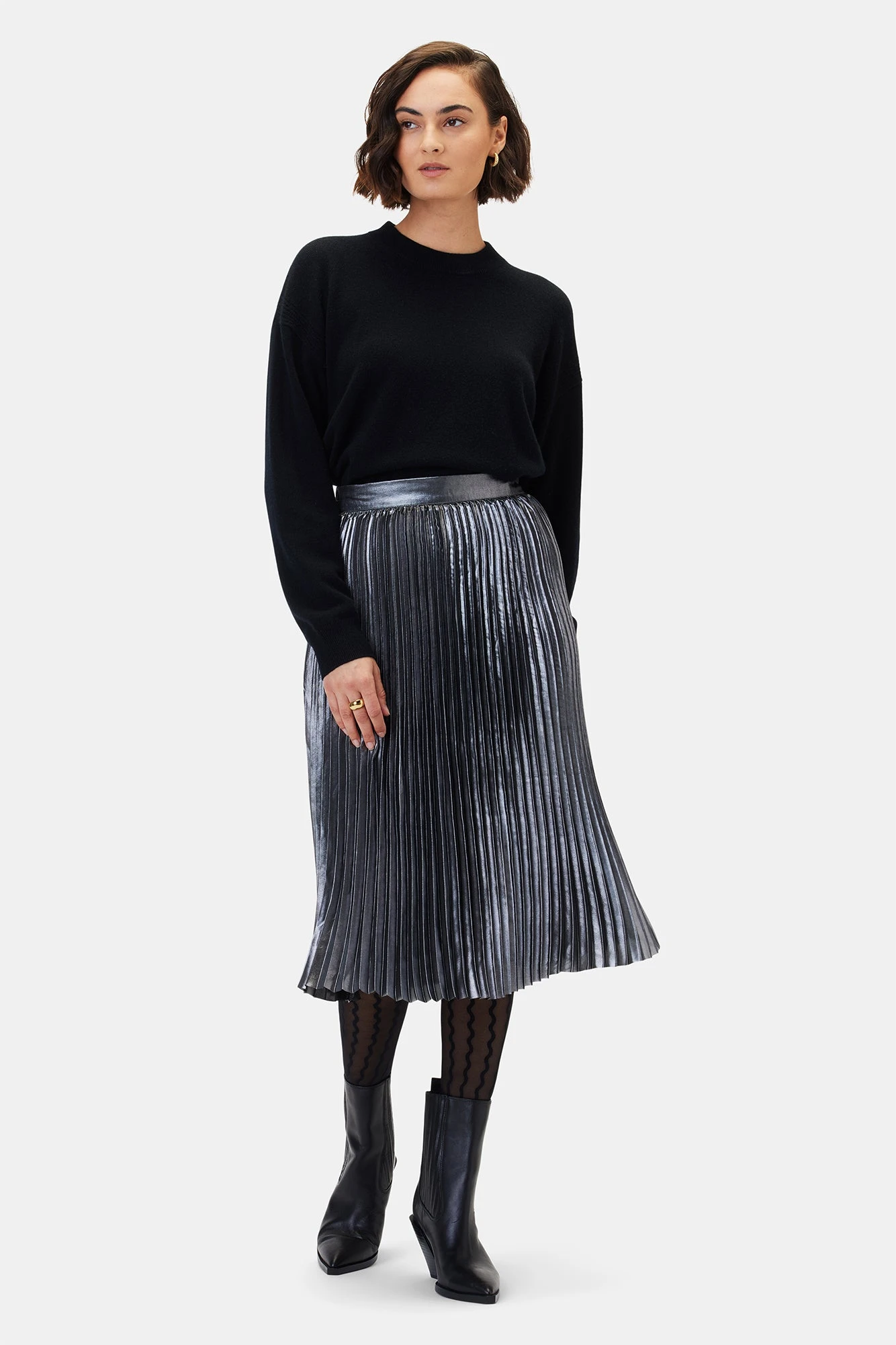 Blaze Skirt - Pewter 2 Blaze Skirt - Pewter - Image 2