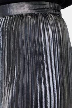 Blaze Skirt - Pewter 9 Blaze Skirt - Pewter -AGOLDE Shop 10108 Blaze Pleated Pewter 5