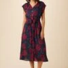 Marianna Ecovero Dress - Paysage Berry
