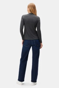 Wren Dream Knit Top - Anthracite -AGOLDE Shop 10130 Wren Dream Knit Anthracite 3