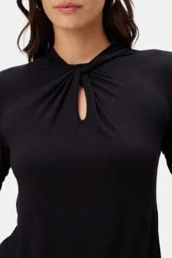 Wren Dream Knit Top - Black 7 Wren Dream Knit Top - Black -AGOLDE Shop 10130 Wren Dream Knit Black 4