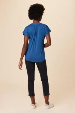 Atlanta Dream Knit Top - Ensign Blue -AGOLDE Shop 10131 Atlanta Modal Ensign Blue 3