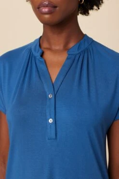 Atlanta Dream Knit Top - Ensign Blue -AGOLDE Shop 10131 Atlanta Modal Ensign Blue 4