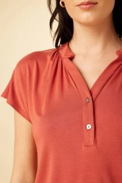 Atlanta Dream Knit Top - Sienna -AGOLDE Shop 10131 Atlanta Modal Sienna 4