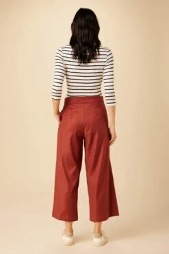 Frankie Femme Fête Pant - Rust -AGOLDE Shop 10138 Frankie Stretch Sienna 3