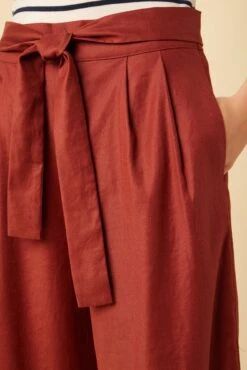 Frankie Femme Fête Pant - Rust -AGOLDE Shop 10138 Frankie Stretch Sienna 5