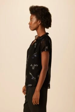 Maisie Chiffon Blouse - Nahlia Floral 7 Maisie Chiffon Blouse - Nahlia Floral -AGOLDE Shop 10156 Maisie Lined Nahlia Floral 2