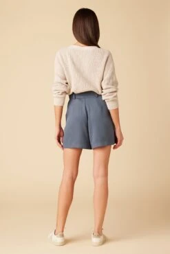 Larisa Tencel Twill Short - Slate -AGOLDE Shop 10159 Larisa Short Slate 3