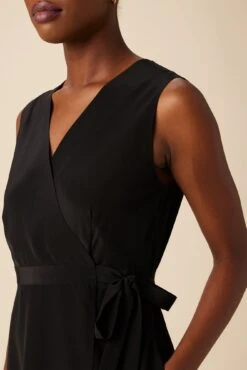 Ivy Washable Silk Dress - Black 7 Ivy Washable Silk Dress - Black -AGOLDE Shop 10165 Ivy Black 4