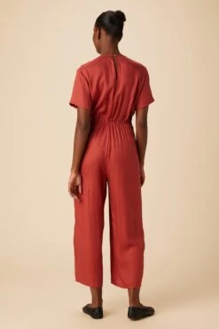 Fantasia Tencel Jumpsuit - Red Clay 7 Fantasia Tencel Jumpsuit - Red Clay -AGOLDE Shop 10166 Fantasia Tencel Red Clay 3